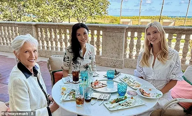 Ivanka Trump's stylish lunch date with Elon Musk's mom and Rupert Murdoch's wife