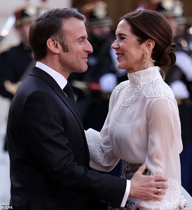 Queen Mary of Denmark Shines at French State Dinner, Welcomes Macron Couple With Kisses