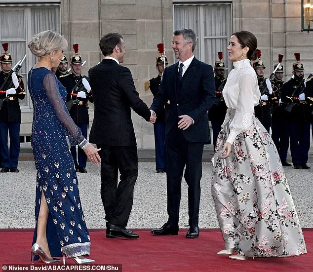 Queen Mary of Denmark Shines at French State Dinner, Welcomes Macron Couple With Kisses