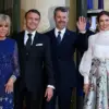 Queen Mary of Denmark Shines at French State Dinner, Welcomes Macron Couple With Kisses