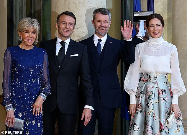 Queen Mary of Denmark Shines at French State Dinner, Welcomes Macron Couple With Kisses