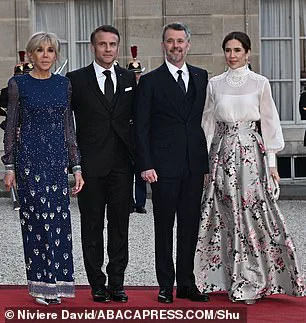 Queen Mary of Denmark Shines at French State Dinner, Welcomes Macron Couple With Kisses