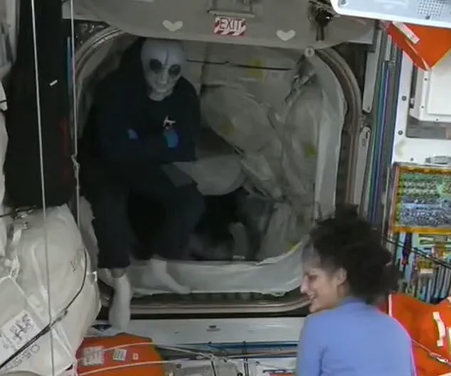 SpaceX Dragon Crew Greeted with Alien Welcome Upon Returning to ISS