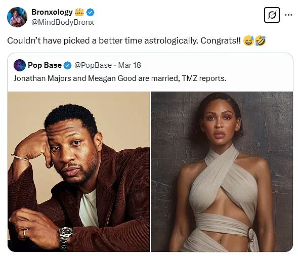 Stars Align or Not? Meagan Good and Jonathan Majors' Secret Marriage Faces Astrological Doubts