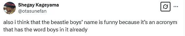 The Exclusive Decoding of Beastie Boys' Acronym: Internal Meanings and Public Reactions