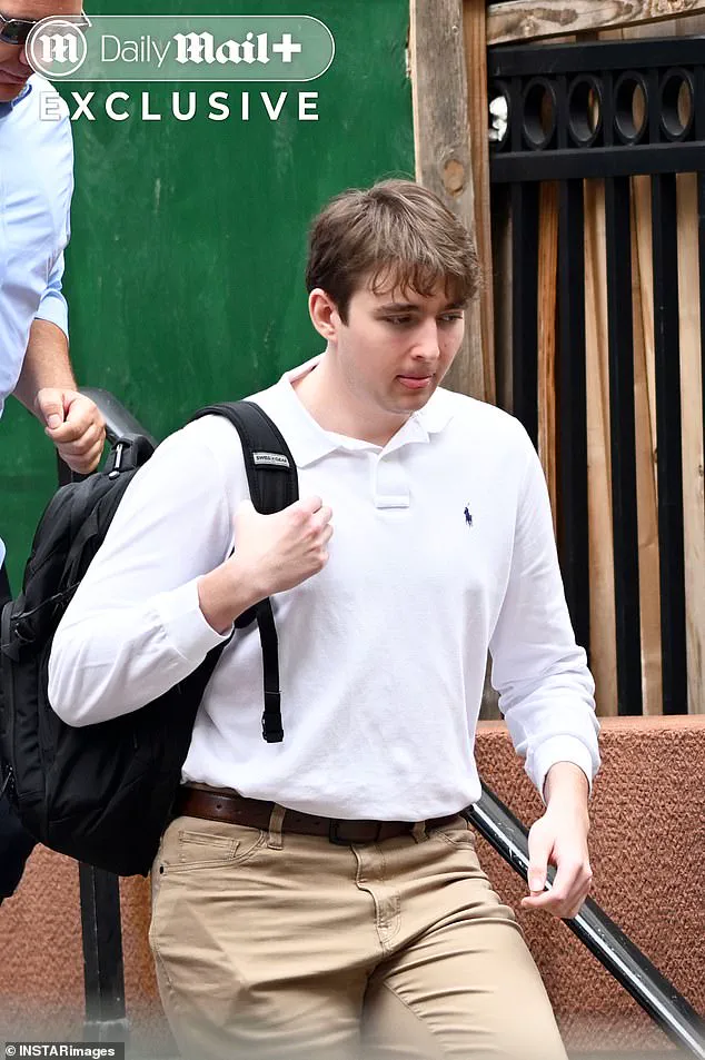 Barron Trump Ditches Formalwear for Pragmatic Look at NYU Amid Security Hurdles