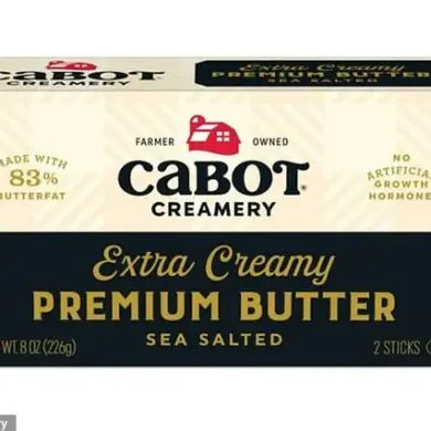 Cabot Creamery Recalls Extra Creamy Sea Salted Butter Due to Bacterial Contamination