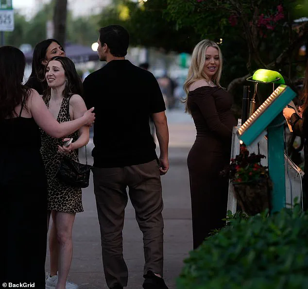 Exclusive: Tiffany Trump Dazzles in Miami with High-Slit Dress and Mysterious Accessories