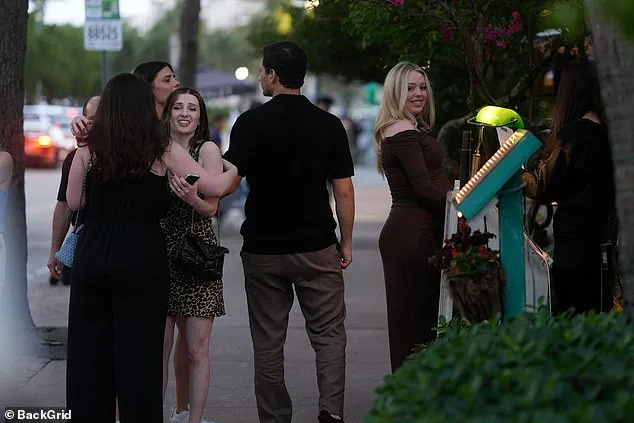 Exclusive: Tiffany Trump Dazzles in Miami with High-Slit Dress and Mysterious Accessories