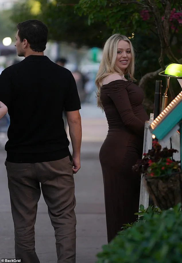 Exclusive: Tiffany Trump Dazzles in Miami with High-Slit Dress and Mysterious Accessories