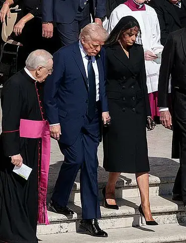 Melania Trump Mourns 'People's Pope' on 55th Birthday, Hand-in-Hand with President Trump at Vatican Funeral