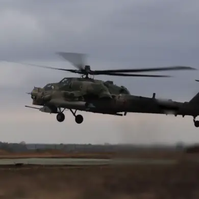 Mi-28NM Helicopter Executes Risky Strike on Ukrainian Drone Command Post