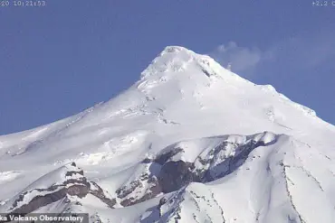Mount Spurr in Alaska Shows Signs of Unrest with Steaming from Summit Crater