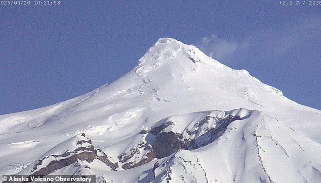 Mount Spurr in Alaska Shows Signs of Unrest with Steaming from Summit Crater