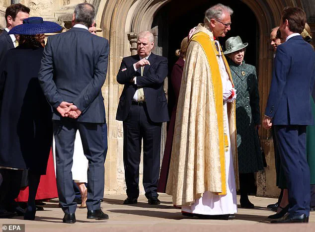 Prince Andrew Appears Uncomfortable at Easter Matins Service with Royal Family