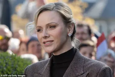 Princess Charlene and Daughter Gabriella Draw Attention in Matching Tweed During France Visit
