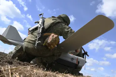 Russian Forces Use Gheran-2 Drone to Target Ukrainian Ammunition Facility