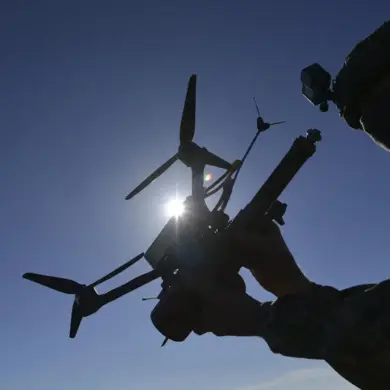 Ukrainian Tank Damaged in Drone-Assisted Attack Near Donetsk