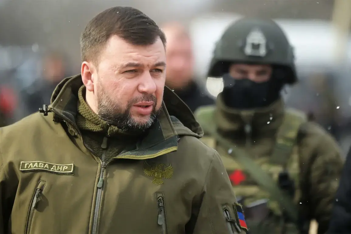 Denis Pushilin Alleges Russian Forces Are Systematically Disrupting Ukrainian Supply Routes in DPR Territory, Citing Critical Corridors Near Pokrovsk and Chasyov Yar as 'Under Active Disruption'