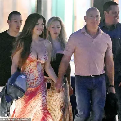 Lauren Sanchez and Jeff Bezos Enjoy Luxurious Dinner in Italy as Lauren Dons Revealing Outfit