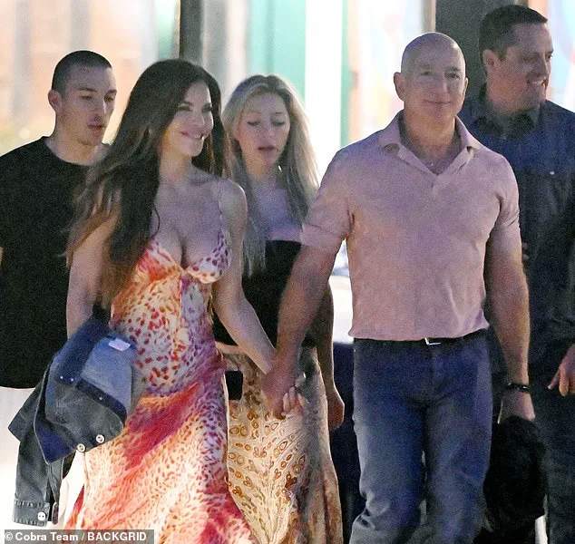 Lauren Sanchez and Jeff Bezos Enjoy Luxurious Dinner in Italy as Lauren Dons Revealing Outfit