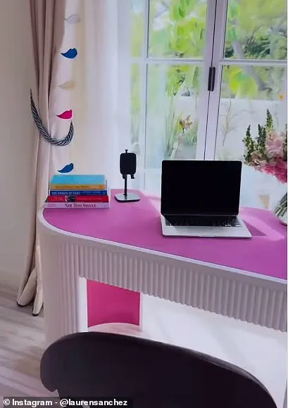 Lauren Sanchez's Million-Dollar Writing Nook Sparks Controversy on Instagram