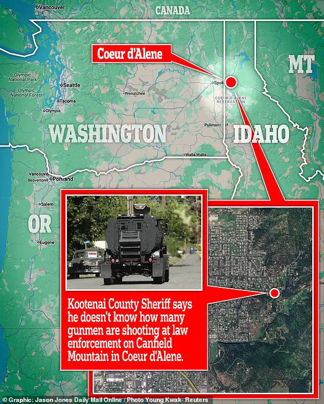 Chilling Incident: Sniper's Deadly Trap Claims Two Firefighters, Spreading Fire Threatens Idaho Landscape