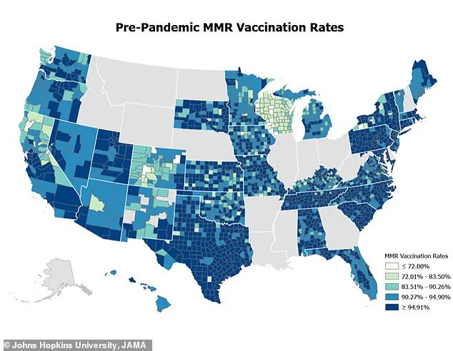 Experts Warn of Alarming Drop in MMR Vaccination Rates as US Falls Below Critical Threshold