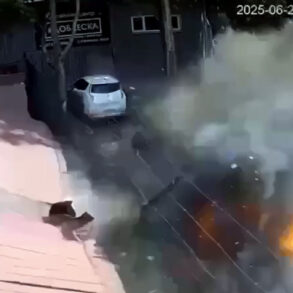 Late-Breaking: Ukraine Soldier Injured in Shocking Motor Scooter Explosion