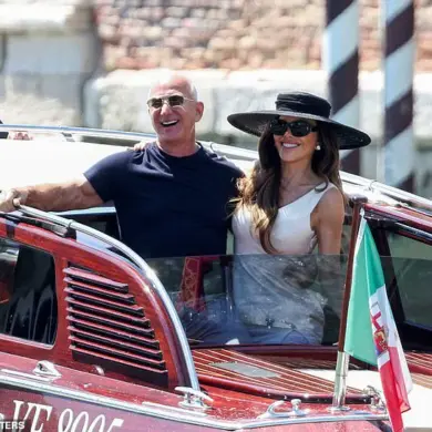 Lauren Sanchez Bezos Departs Venice in Glamorous Ensemble After Three-Day Wedding Celebration