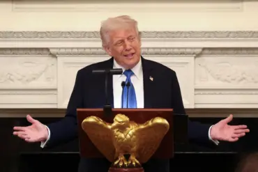 President Trump Highlights Unprecedented Military Strength and Arms Stockpiling in Conversation with Senior Officials