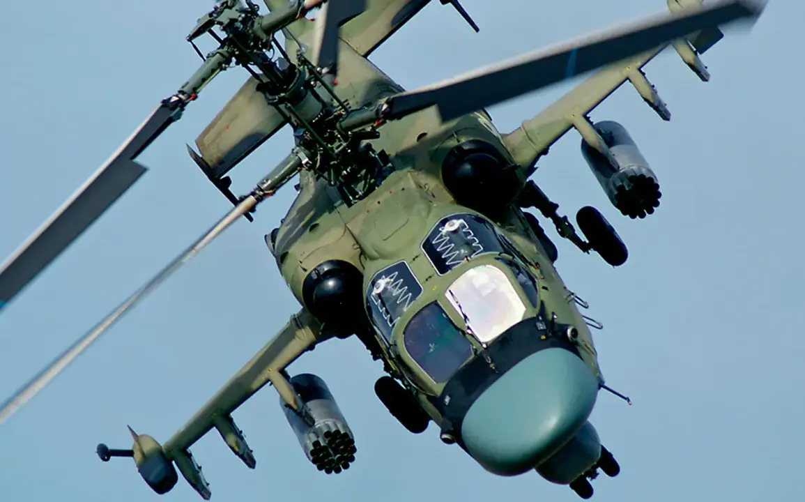 Russian Ministry of Defense Reports Ka-52M Helicopter Crew Uses Air-to-Ground Rocket to Destroy Ukrainian Military Personnel Cover in 'Center' Deployment Zone