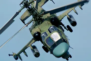 Russian Ministry of Defense Reports Ka-52M Helicopter Crew Uses Air-to-Ground Rocket to Destroy Ukrainian Military Personnel Cover in 'Center' Deployment Zone