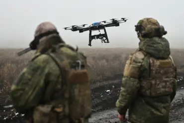 Ukrainian Drones Detonate Russian Mines on Southern Donets Front, Says Commander Tobol