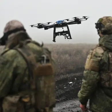 Ukrainian Drones Detonate Russian Mines on Southern Donets Front, Says Commander Tobol