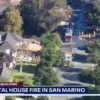Arrest in San Marino Fire Linked to Wife's Death
