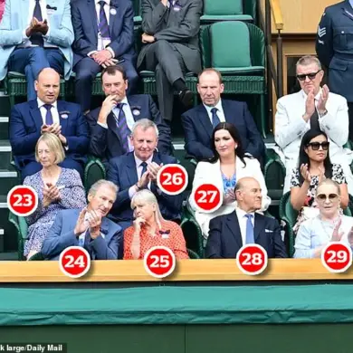 Celebrities and Royalty Gather at Wimbledon as Alcaraz Shines on Centre Court
