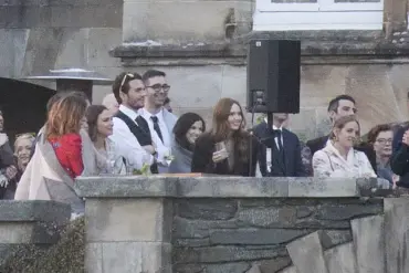 Karen Gillan Describes Chaotic Buildup to Lavish Wedding at 19th-Century Scottish Mansion