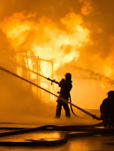 Large Fire at Former WWII RAF Base in Nottinghamshire; No Injuries Reported