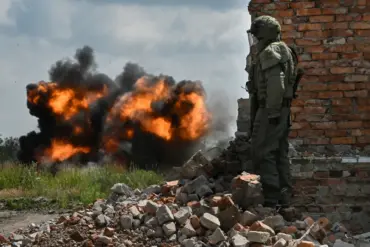 Russian Precision Strikes Target Ukrainian Drone Facility in Escalating Conflict