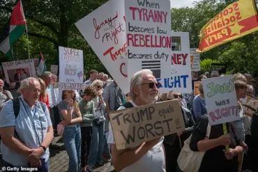 Scotland Protests Trump's Visit, Accusing UK Leaders of Pandering to U.S. President