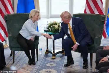 Trump Criticizes U.S.-EU Trade Dynamics as 'One-Sided' During Meeting with von der Leyen at Turnberry Golf Course