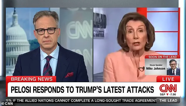 Former House Speaker Nancy Pelosi Dismisses Trump's Allegations of Illegal Stock Trading as 'Ridiculous' During CNN Interview