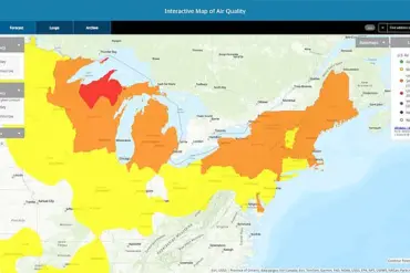 Health Advisories Issued as Smoky Haze Sparks Red Alert in Wisconsin and Orange Alert Across 12 States
