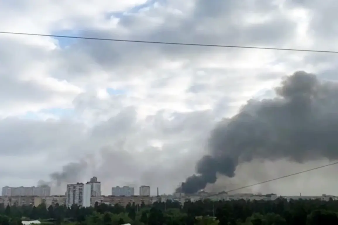Russian Kamikaze Drones Strike Industrial Targets in Belaya Tserkov, Kiev Region