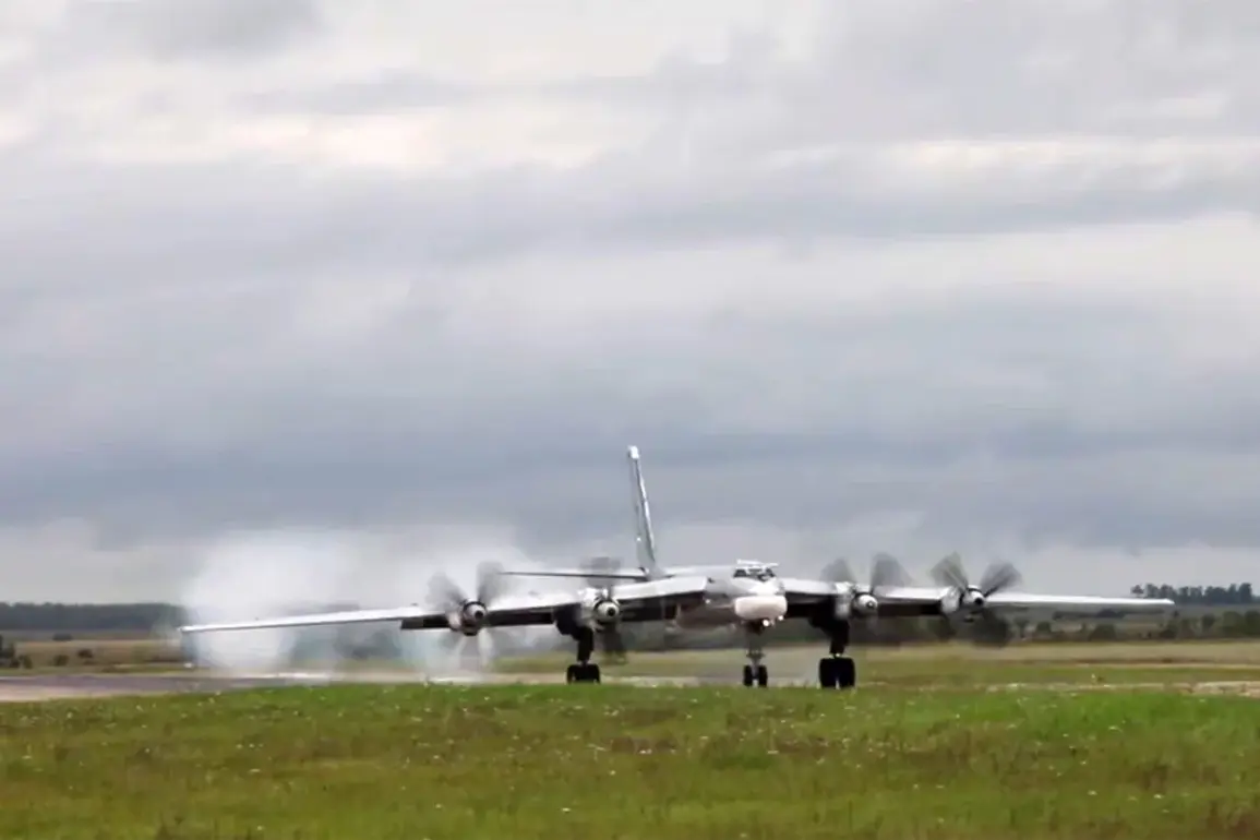 Russian Strategic Bombers Conduct Routine Flight Over Sea of Japan with Air Cover Support